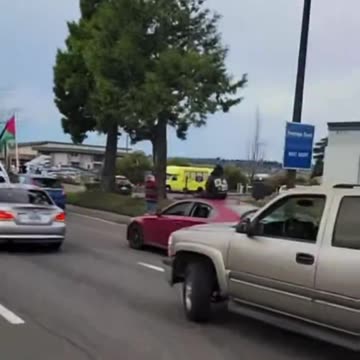 Pro-Palestine Protesters Block Entrance To Portland Airport