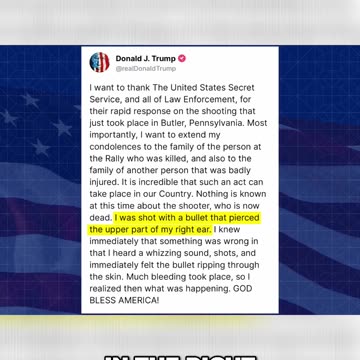 Breaking News: Attempted Assassination at Donald Trump Rally