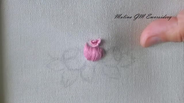 Embroidery: What is the embroidery of the three-dimensional little rose? the sixth part.