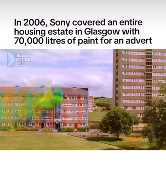 Sony’s 2006 Ad: 70,000 Litres of Paint Explosion