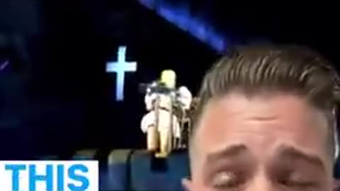 TRANS MAN KNOWN AS LADY GAGA MOCKS CHRIST AND GETS A CONCUSSION AS A REWARD