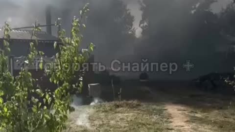 Sukhoi S-70 Okhotnik UAV Falls From the Sky After Being Shot Down