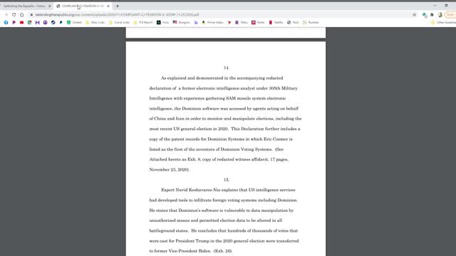 Was there Foreign Interference in the 2020 Election