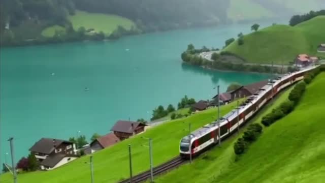 Beautiful rainy weather in Ungern, Switzerland