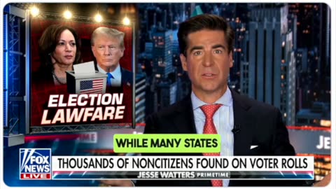 Jesse Watters (X) : Democrats Are Planning To Steal The Presidential Elections AGAIN!