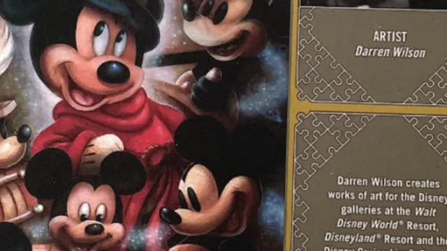 Disney Parks Mickey Mouse Through the Years 1000 Piece Puzzle #shorts