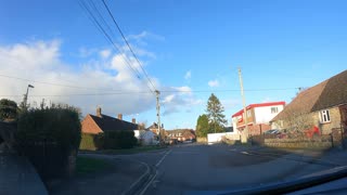 Fordingbridge. New forest. Driving speedlapse. GoPro