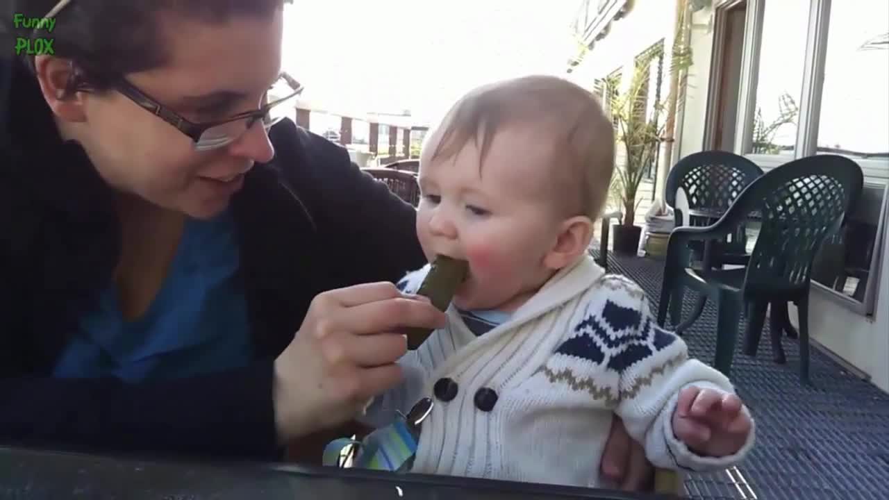 Enjoy 2 minutes funny time with baby