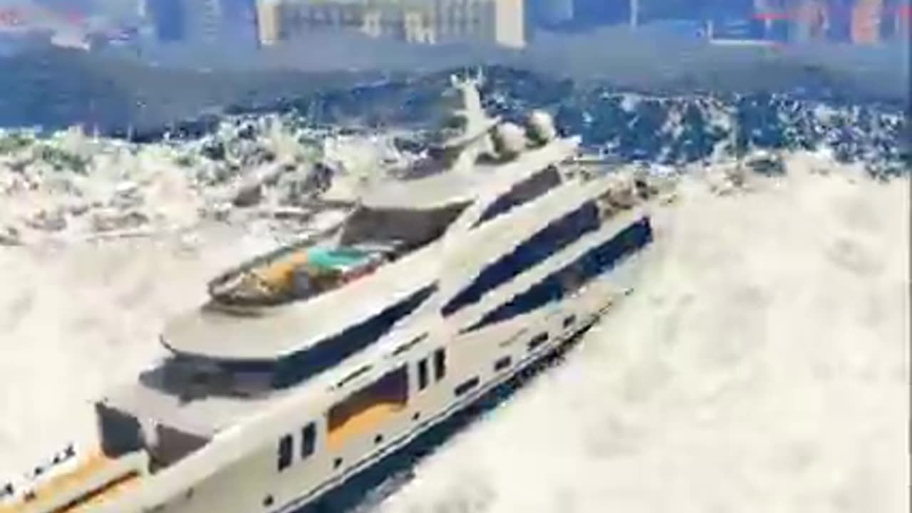 Grand Theft Auto V: Tsunami in our city