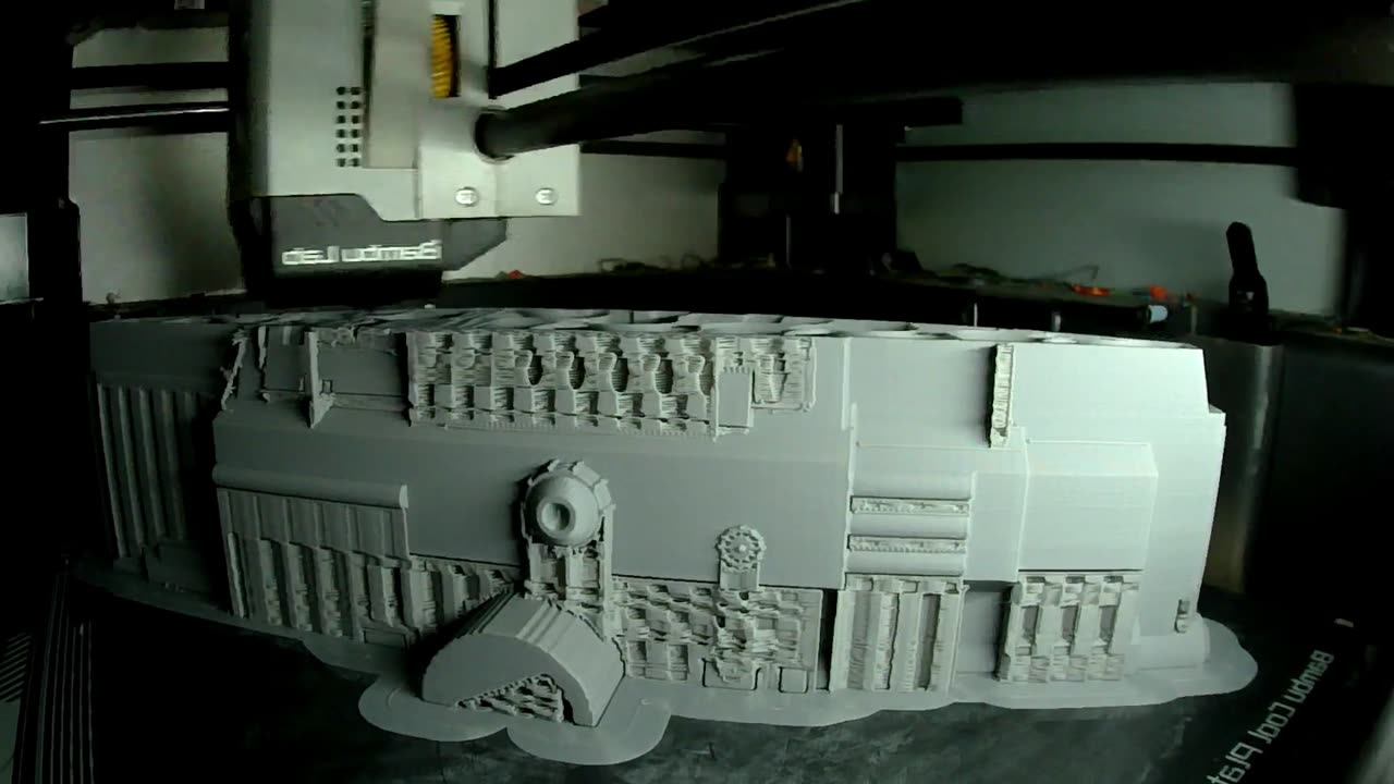 BSG SHIP 3D PRINT TIMELAPSE Made with Clipchamp