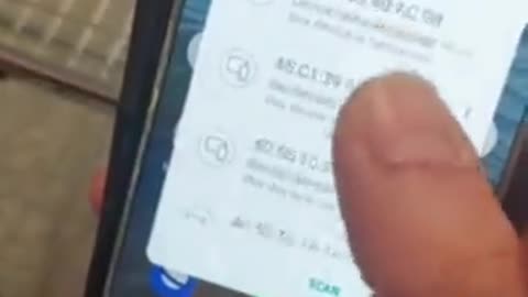 "This one again. The old, I can pick up people who've been vaxxed using my phone."