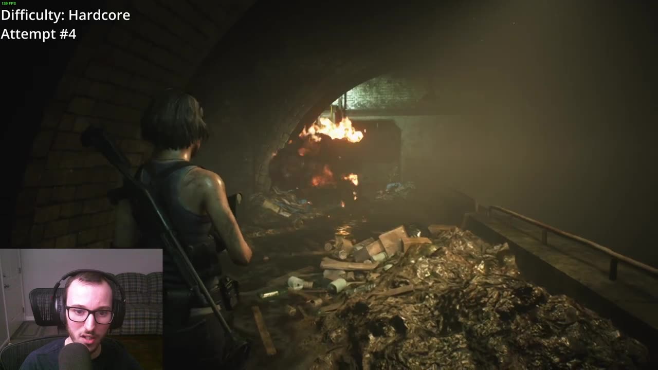 Hardcore, Nightmare, & Inferno Ironman Challenge Part 2 | Resident Evil 3