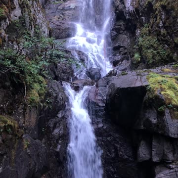 One of the Most Beautiful Waterfalls on a Hiking Trail