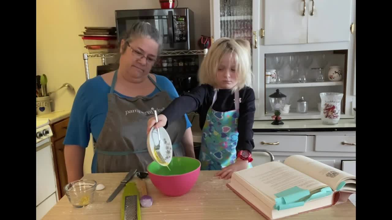 Lily Rose Kindergarten Cook: Barley Lemon Scones