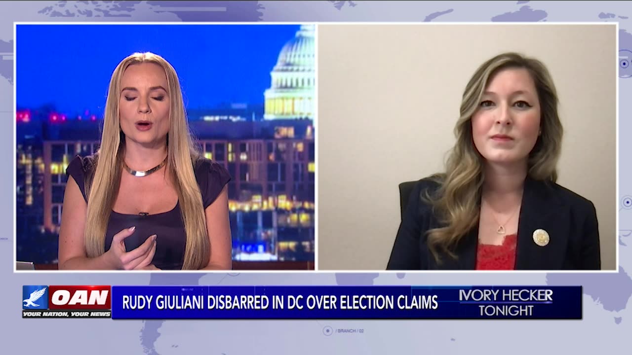 Ivory Hecker Tonight - Rudy Giuliani Disbarred - W/ Rep. Caroline Harris Havila, 9/27/24