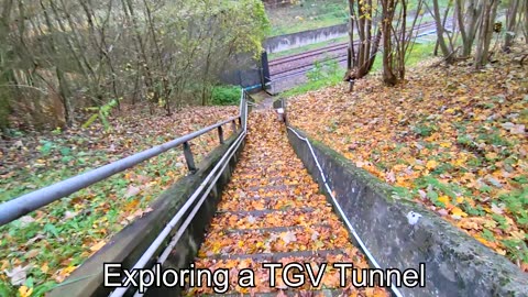 Exploring a TGV tunnel in France