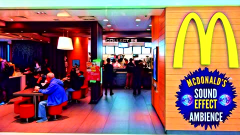 2022 McDonald's Ambience Sound Effect Sound Of Busy McDonalds Restaurant Sounds Free 1080p