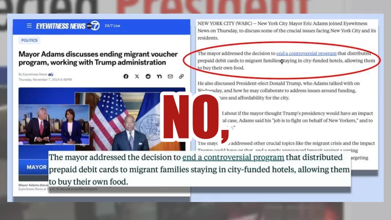 Fact Check: NYC Did NOT Announce It Would Stop Providing All Food Aid To Migrants