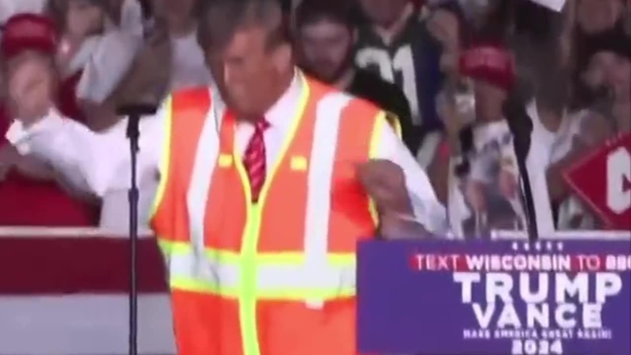 Clip Of Trump Boogying In A Garbage Uniform Goes Viral