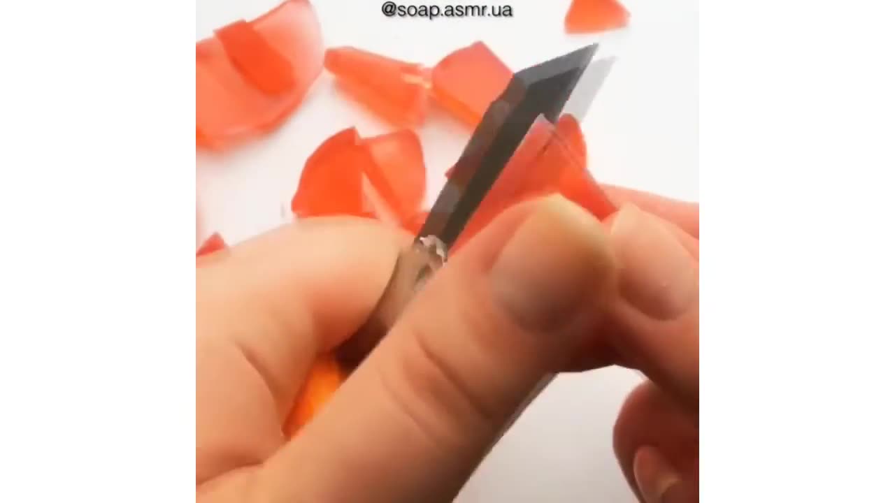 SOAP CUTTING - SUPER SATISFYING ASMR - try not to be satisfied!