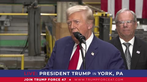 President Trump in York. PA