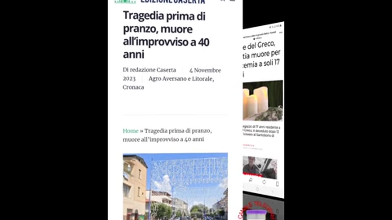 Malori improvvisi dal 2 al 5 novembre 2023