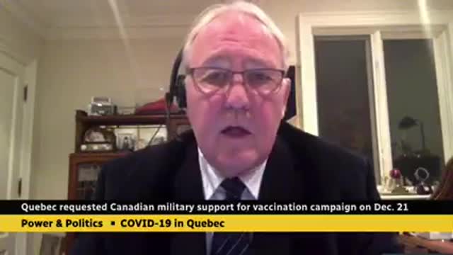 Quebec deployment of military personnel to support Quebec's vaccination campaign