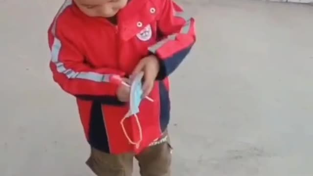 Funny little boy video clip