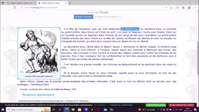 SIGNES DE LA FIN ZAZEL