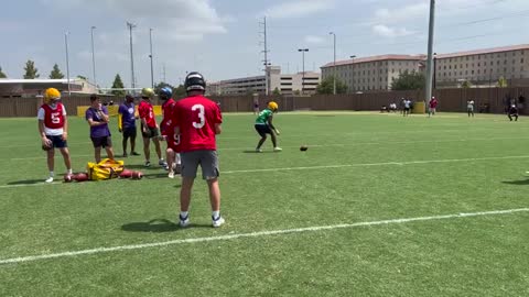 Ashton Stamps at LSU Elite Camp