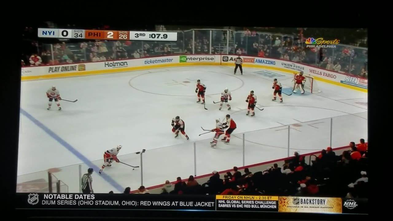 NYI vs PHI - Flyers Win 2-0