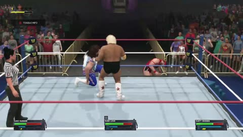 Duke Hudson vs Dude Love vs Dusty Rhodes