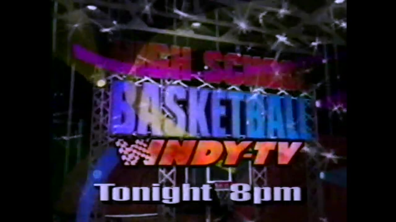 March 7, 1997 - WNDY Promo for Final Single Class Hoops Tournament & Bob Knight Bumper