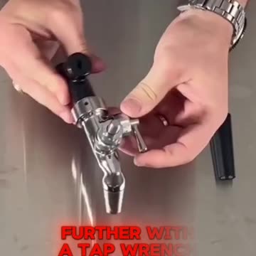 Setting Up the Stainless Steel Flow Control Tap