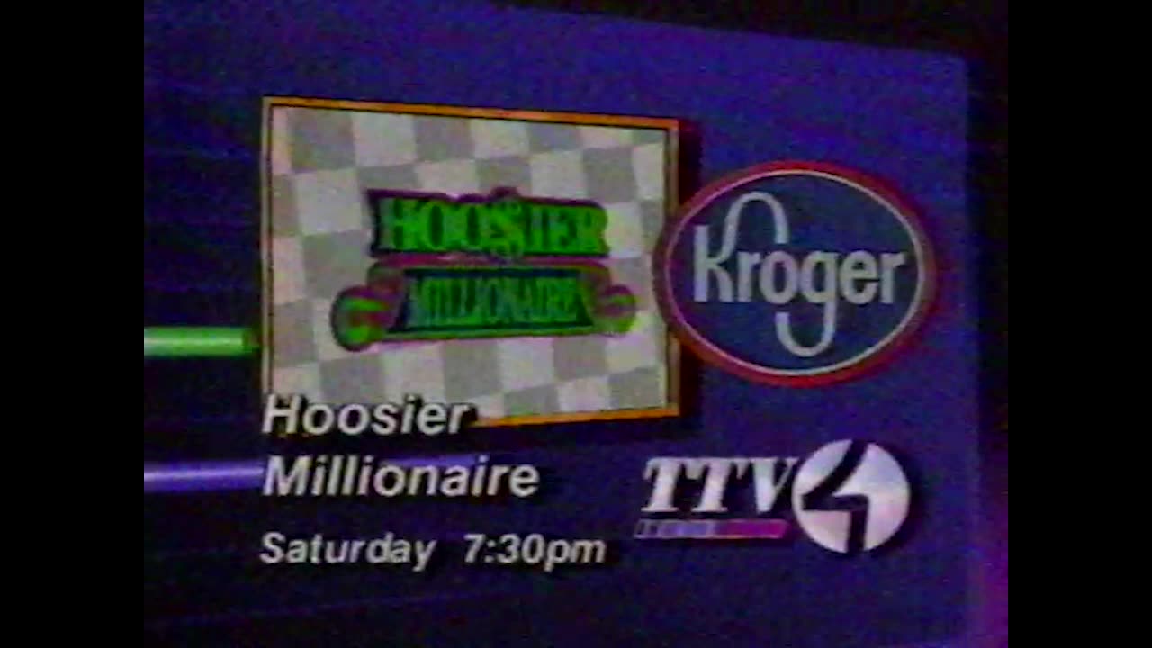January 31, 1991 - WTTV 'Hoosier Millionaire' Promo