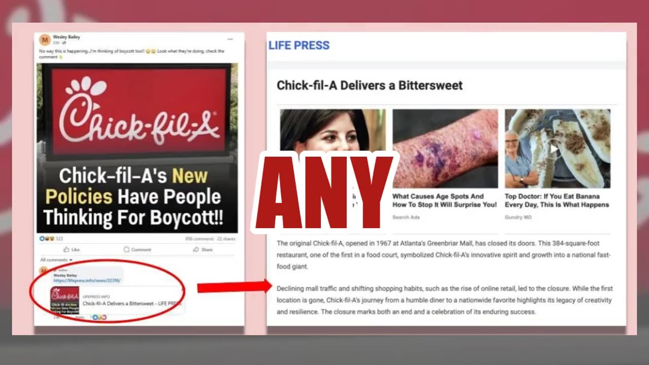 Fact Check: Clickbait Article Does NOT Deliver Info On New Chick-fil-A Policies Or Boycotts