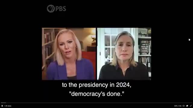 Lunatic Anti-Trumper Globalist Fiona Hill inverts reality, warns about Trump 2024 win.