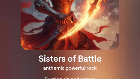 Adepta Sororitas - Sisters of Battle [Music Ai]