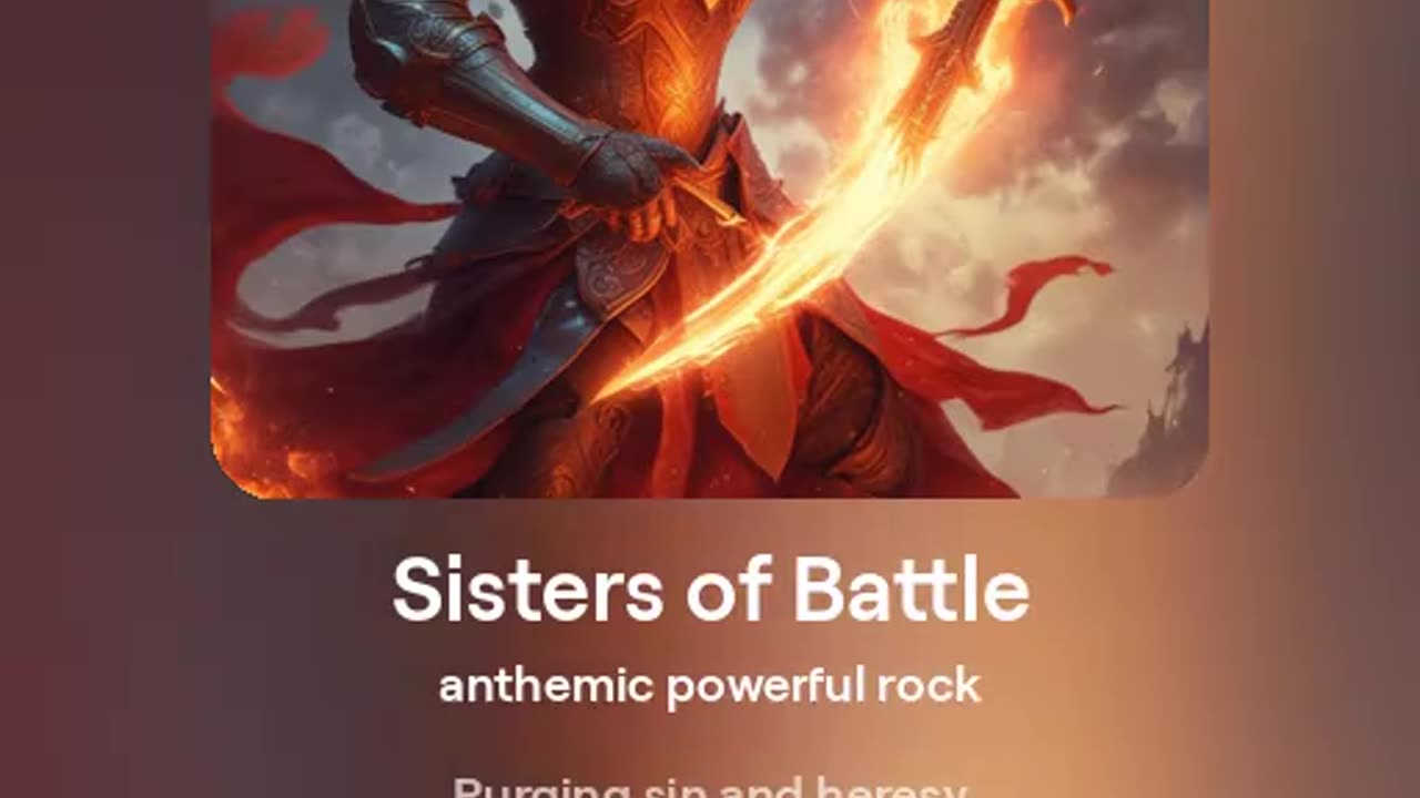 Adepta Sororitas - Sisters of Battle [Music Ai]