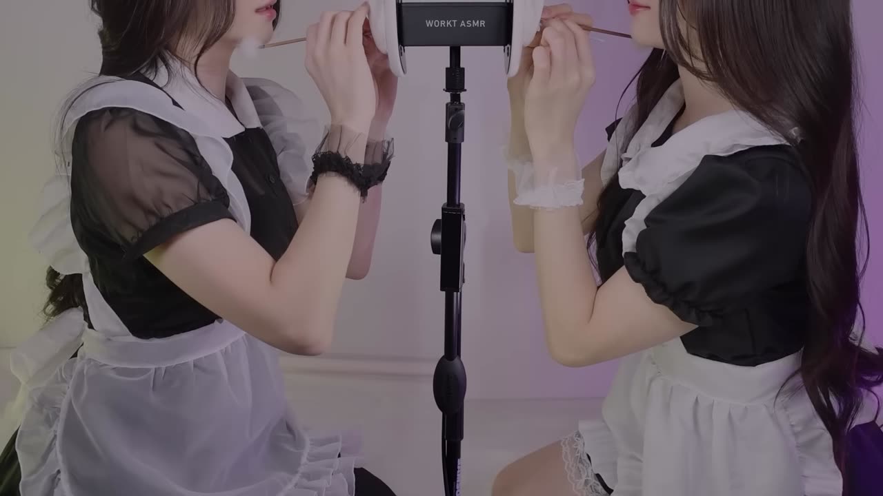ASMR(Sub) 👩👩🦰Twin Maid's Ears Cleaning Full Course (Whispering)