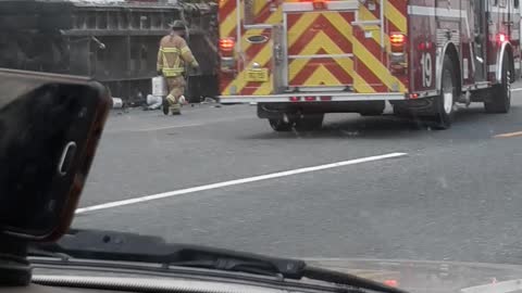 Semi Truck Meets Pavement on Florida's 301!