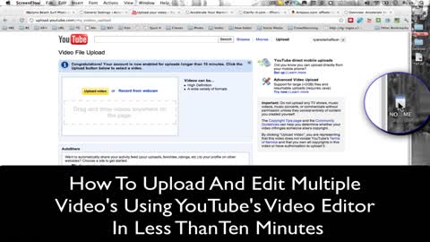 How To Edit Videos On YouTube In Less Than Ten Minutes