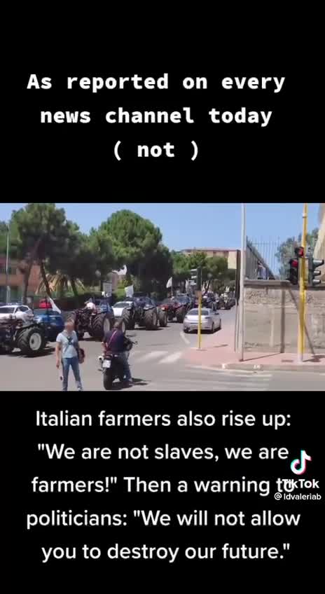Italian Farmers Rising Up