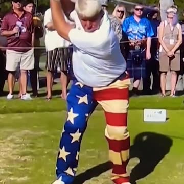 John Daly gracing the greens #golf #golfer #professional #john #daly #swing #shot #green #fairway