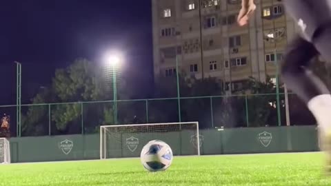 Funny ball kick