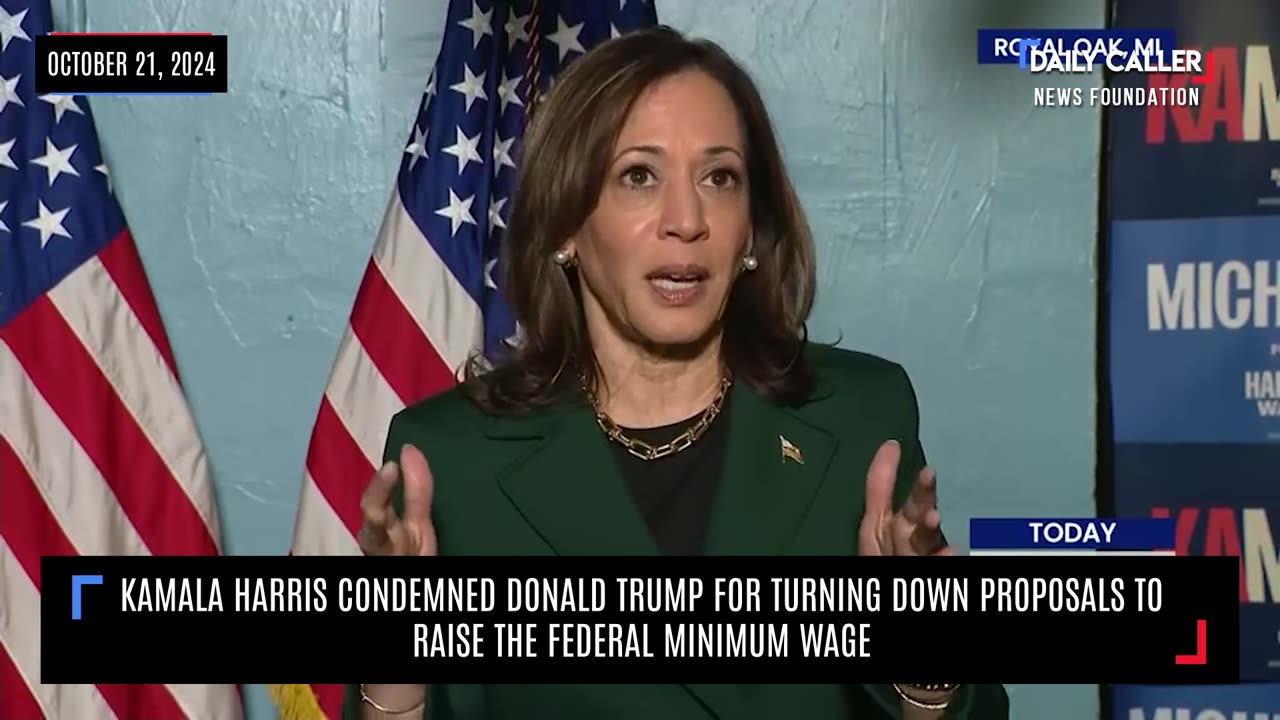 VP Harris Condemned Trump For Turning Down Proposals To Raise The Federal Minimum Wage