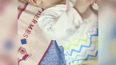So cute baby imaging short video