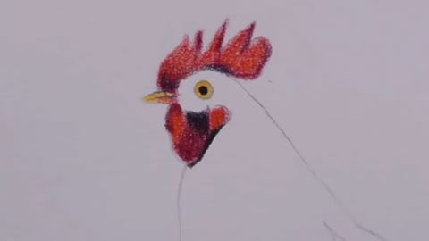 Draw A Crown For A Rooster