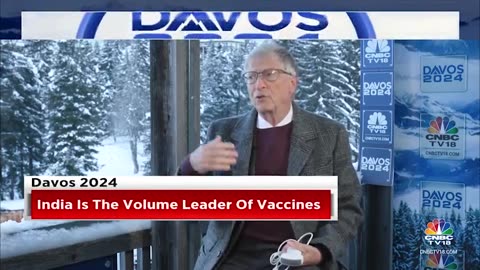 Bill Gates - Speaking from the WEF's annual Davos summit