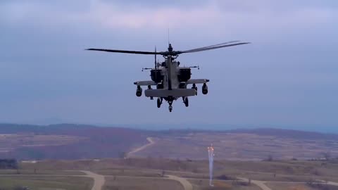 AH-64 Apache Gunship - Aerial Gunnery Training